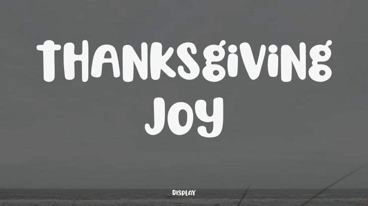 Thanksgiving Joy Font Family