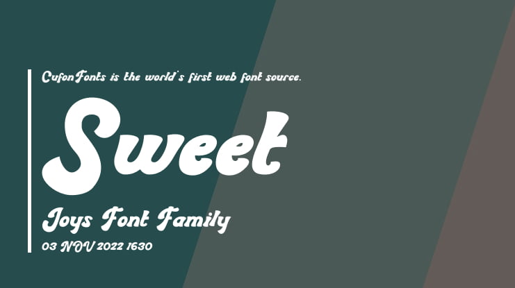 Sweet Joys Font Family