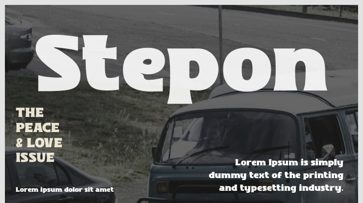 Stepon Font Family