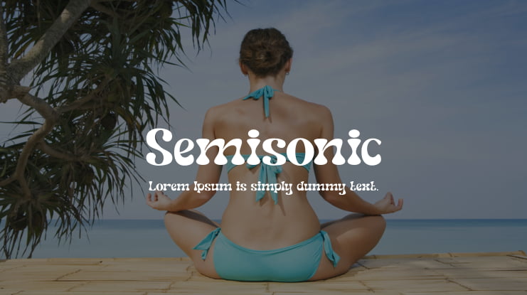 Semisonic Font