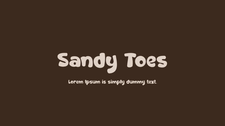 Sandy Toes Font Family