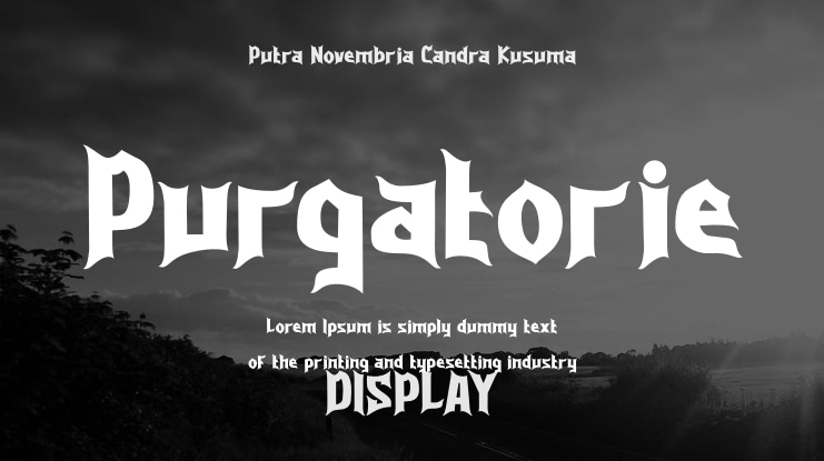 Purgatorie Font Family