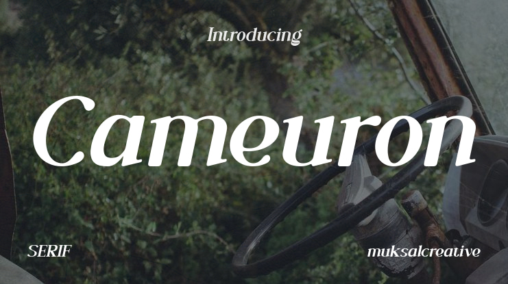 Cameuron Font