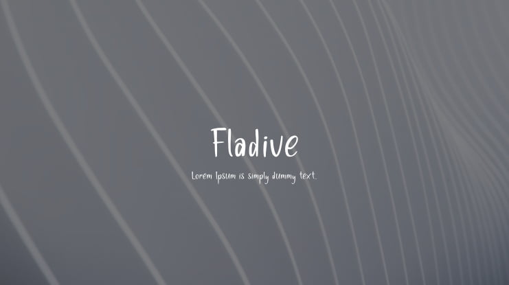 Fladive Font