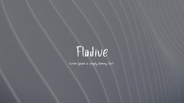 Fladive Font