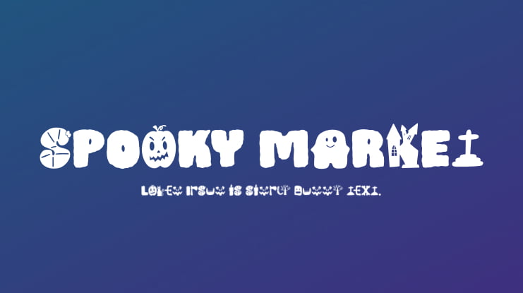 Spooky Market Font