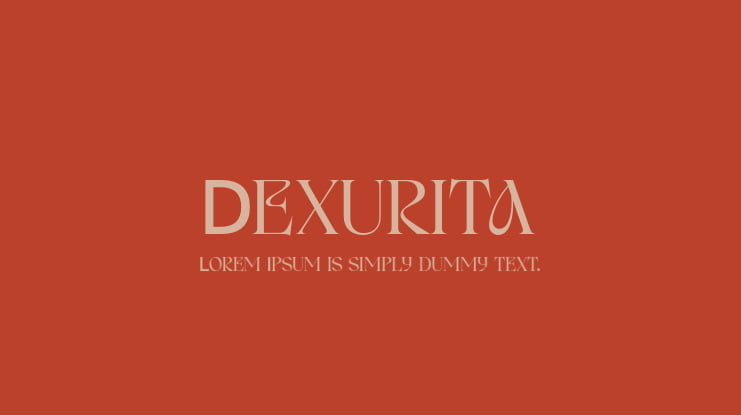 Dexurita Font