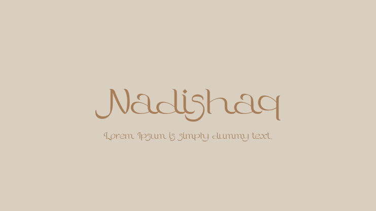 Nadishaq Font