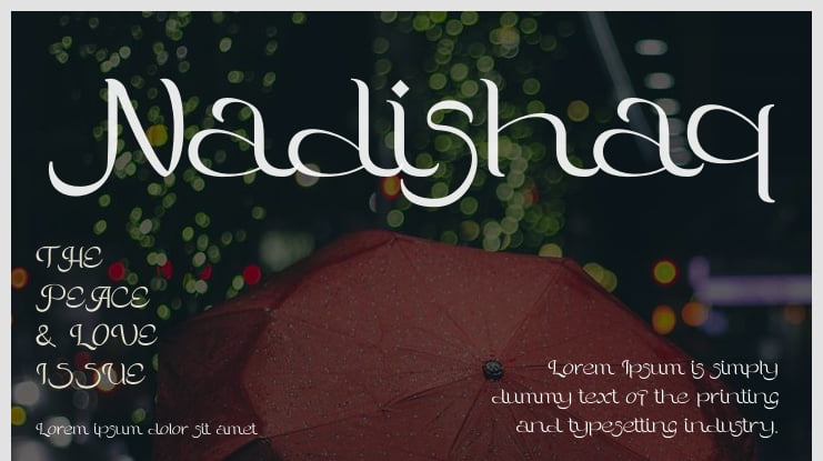 Nadishaq Font