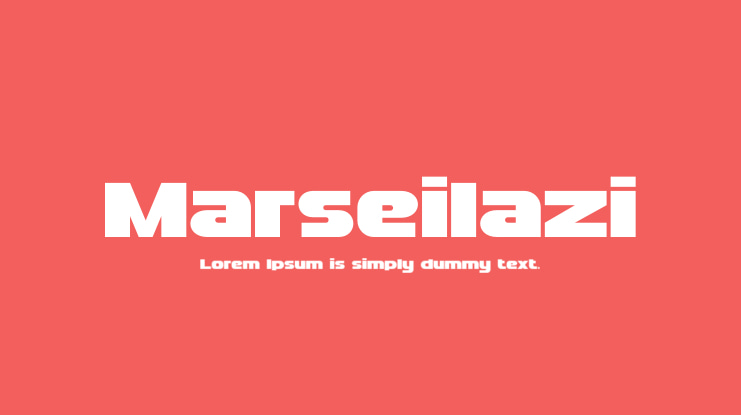 Marseilazi Font Family