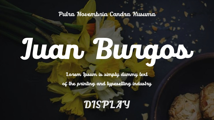 Juan Burgos Font Family