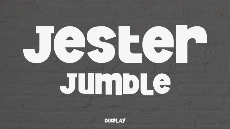 Jester Jumble Font Family