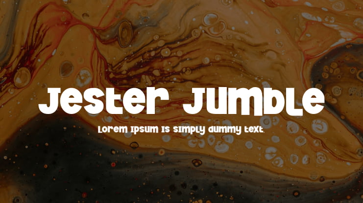 Jester Jumble Font Family