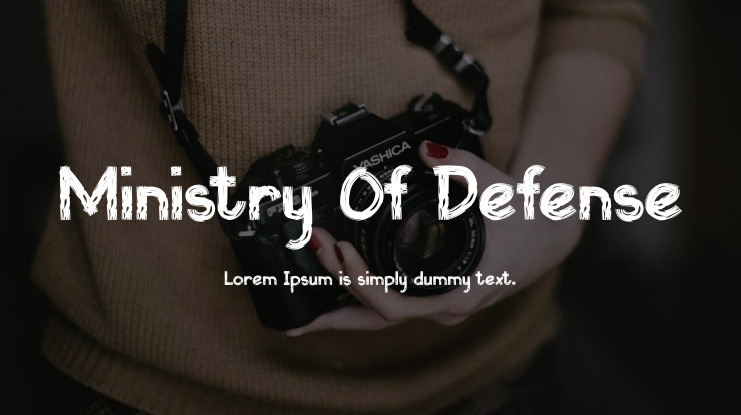 Ministry Of Defense Font