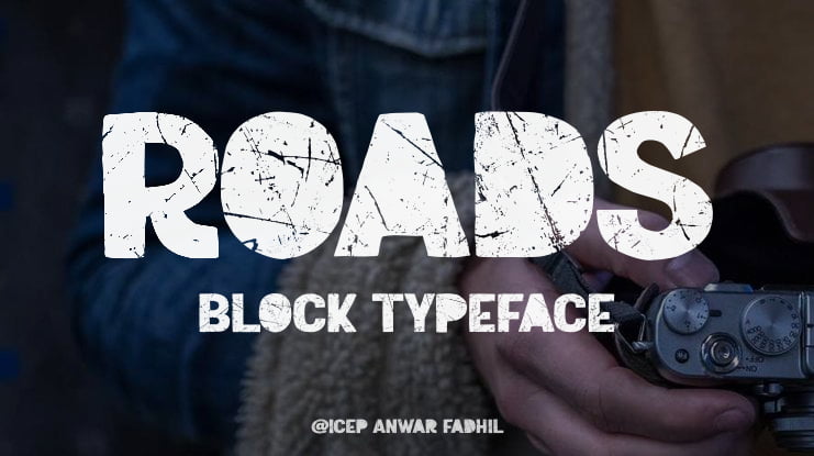 Roads Block Font