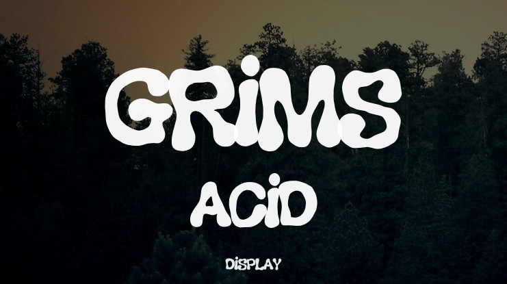 Grims Acid Font