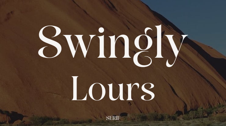 Swingly Lours Font