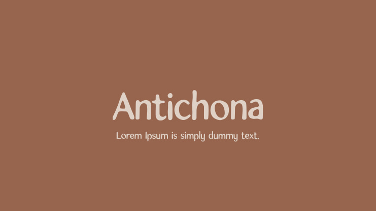 Antichona Font