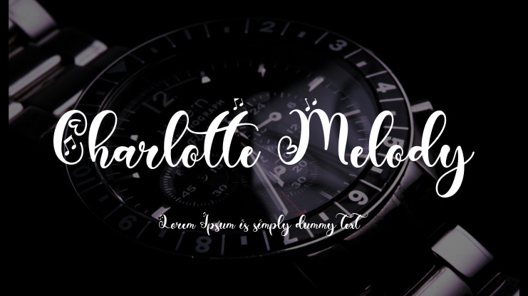 Charlotte Melody Font