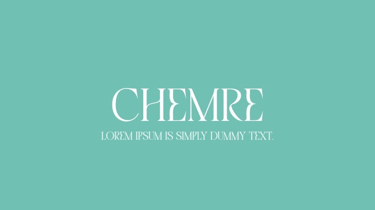 Chemre Font