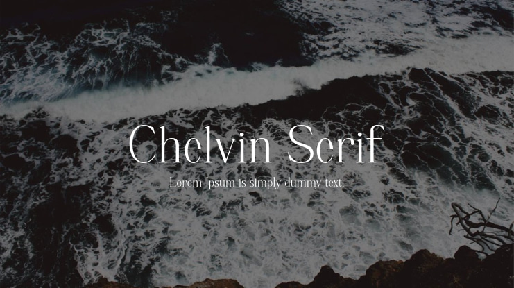 Chelvin Serif Font