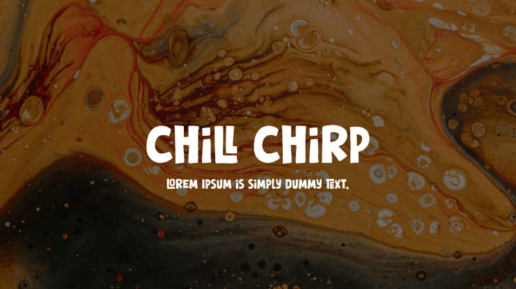 Chill Chirp Font