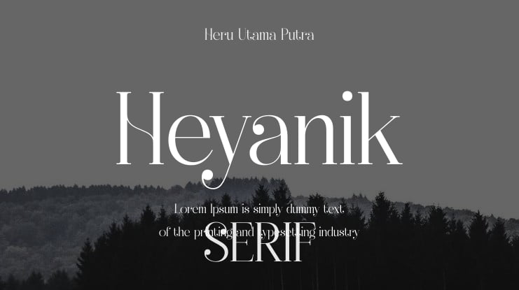 Heyanik Font