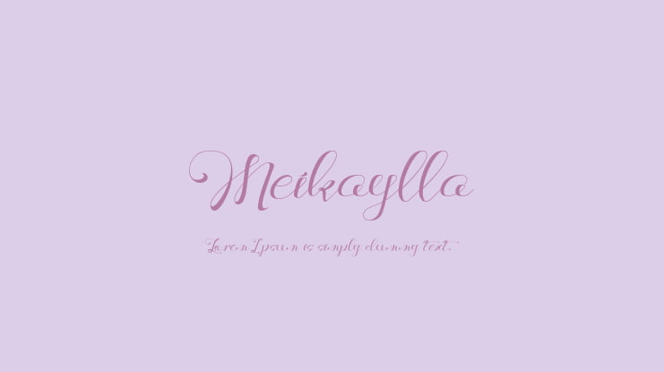 Meikaylla Font