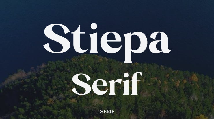 Stiepa Serif Font