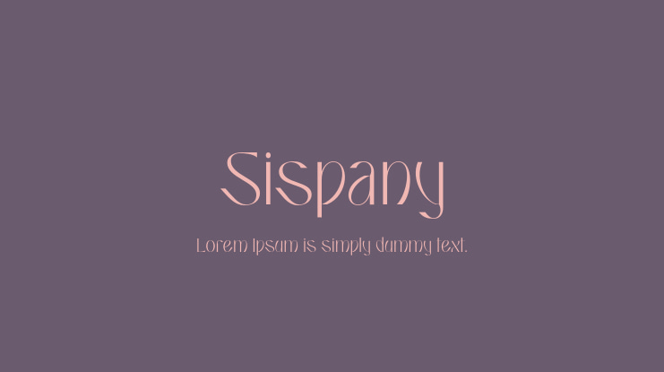 Sispany Font