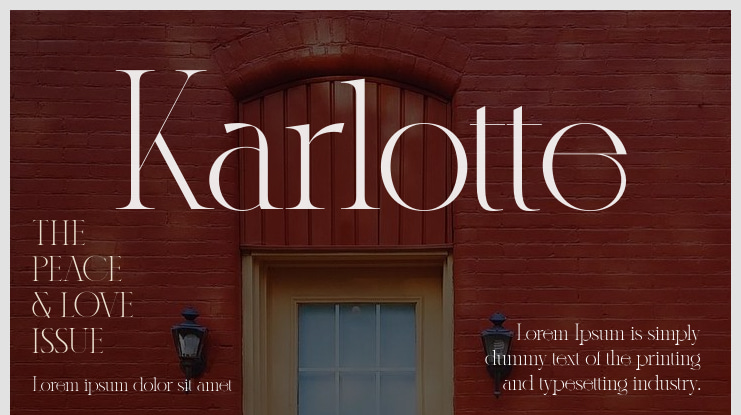 Karlotte Font Family