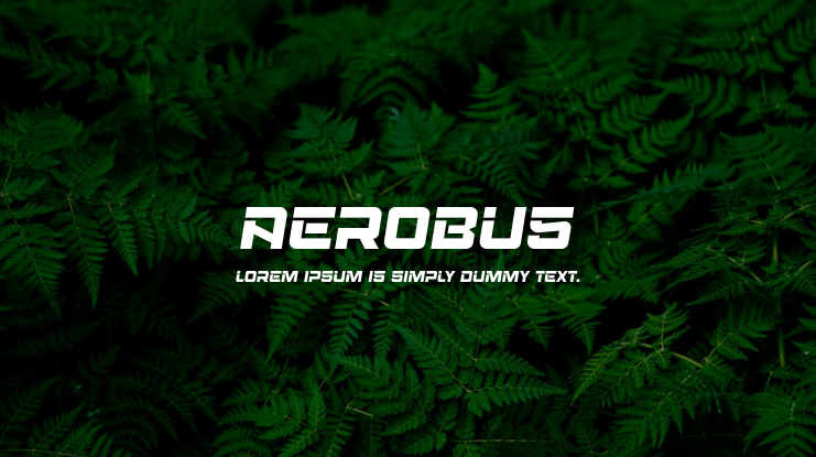 Aerobus Font