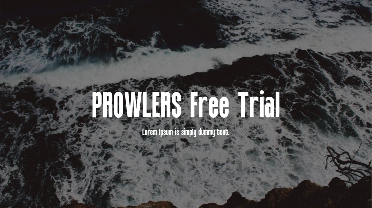 PROWLERS Free Trial Font