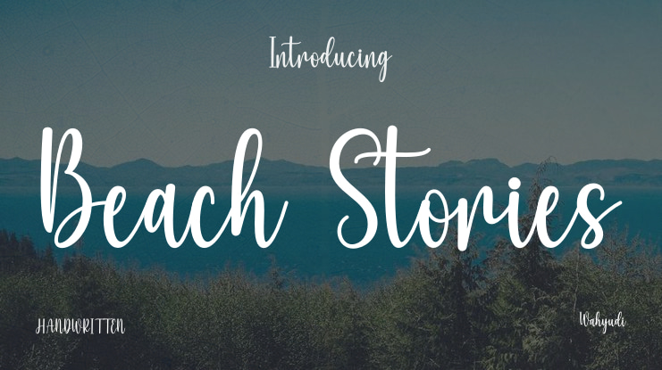 Beach Stories Font