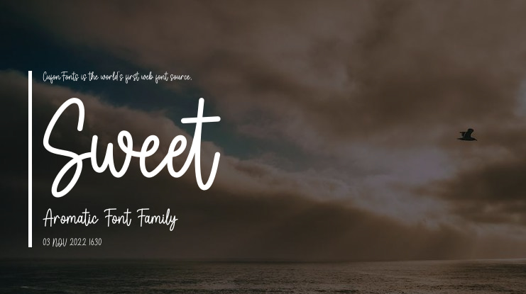 Sweet Aromatic Font