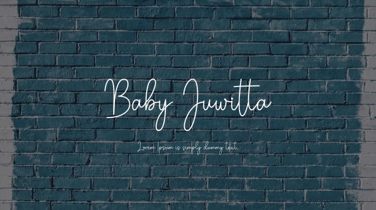 Baby Juwitta Font