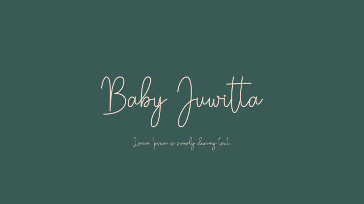 Baby Juwitta Font