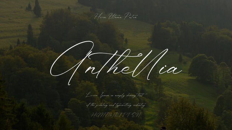 Anthellia Font