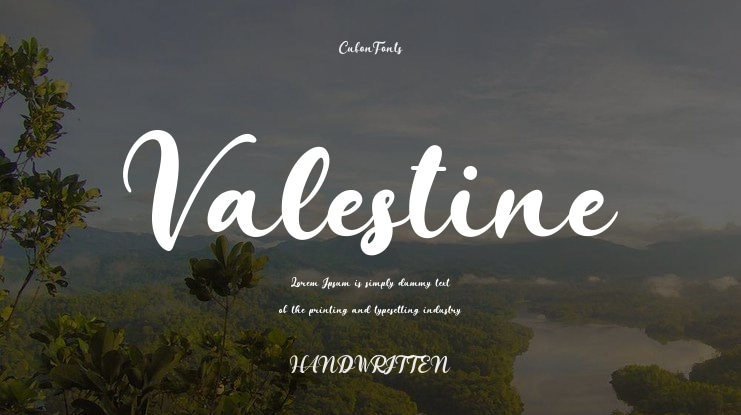 Valestine Font