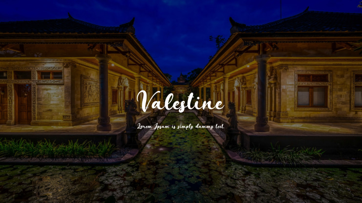 Valestine Font