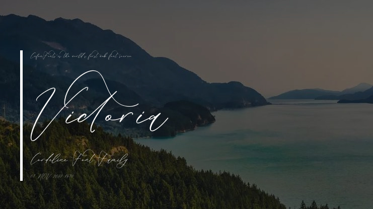 Victoria Cordeline Font