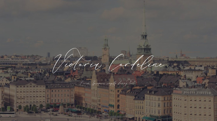 Victoria Cordeline Font