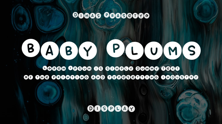 Baby Plums Font