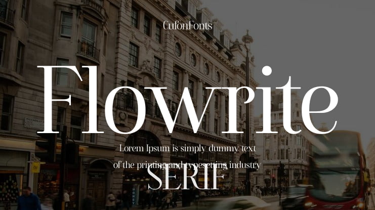 Flowrite Font