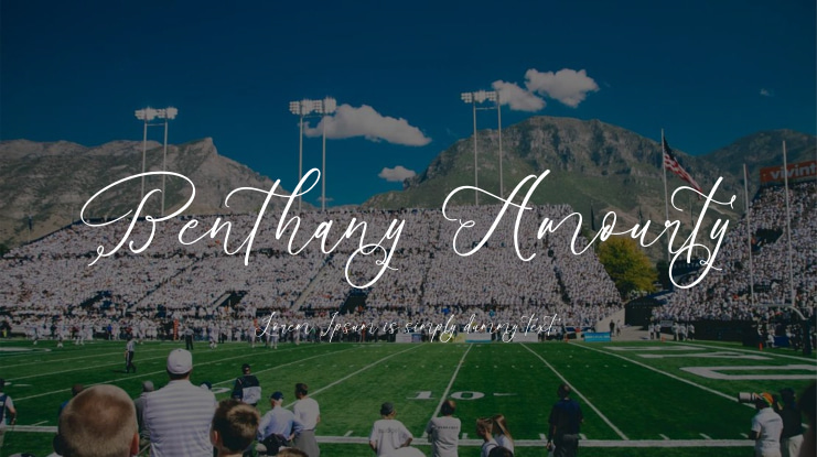 Benthany Amourty Font