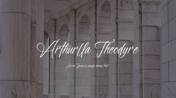 Arthurlla Theodyre Font