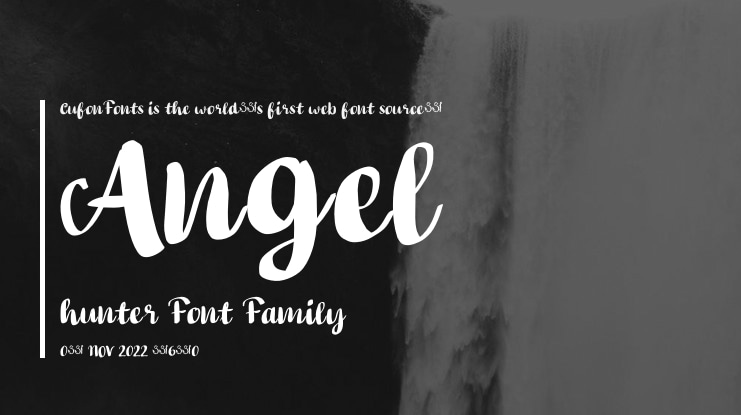 Angel hunter Font