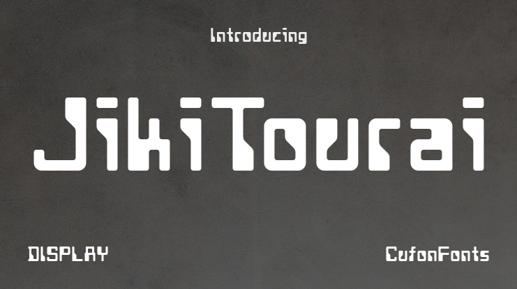 JikiTourai Font