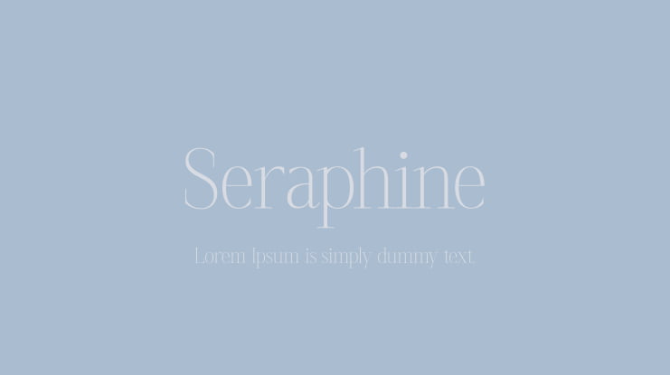 Seraphine Font