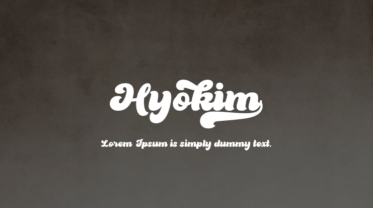 Hyokim Font